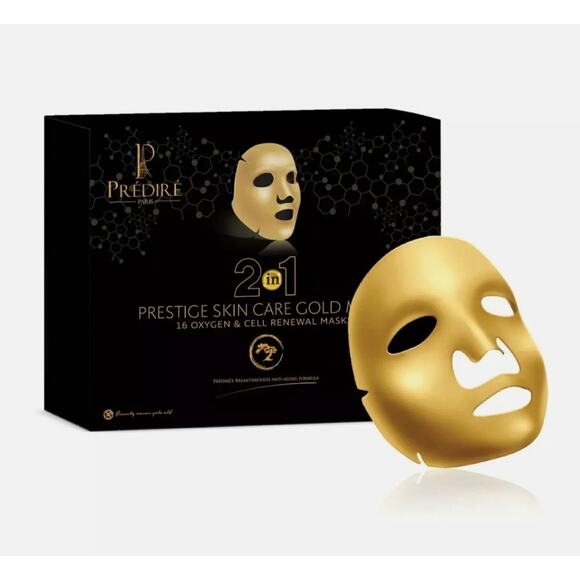 PRESTIGE SKIN CARE Other - 2in1 PRESTIGE SKIN CARE GOLD FACE MASK | 16 OXYGEN & CELL RENEWAL MASKS